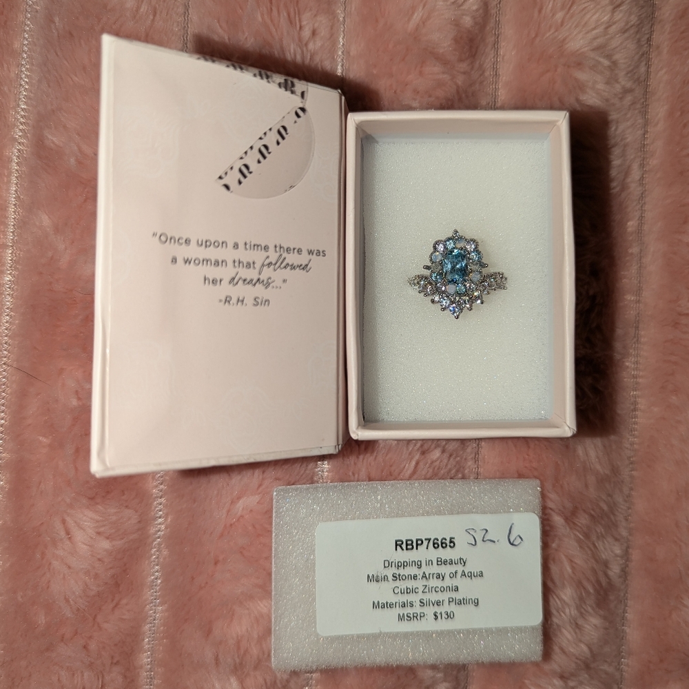 Ring Bomb Party Ring - Dripping in Beauty - Size 6 - BRAND NEW